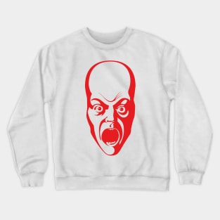 Crazy white alien Crewneck Sweatshirt